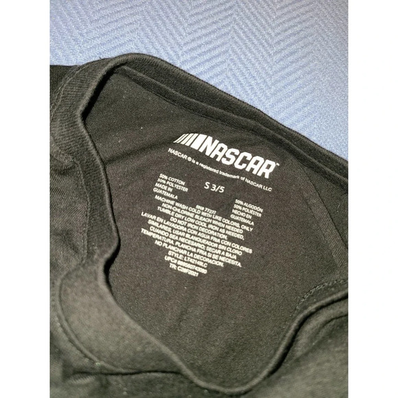 Nascar T-Shirt Girls Size Small Race Logo Printed Short Sleeve Cotton Blend - Picture 3 of 4
